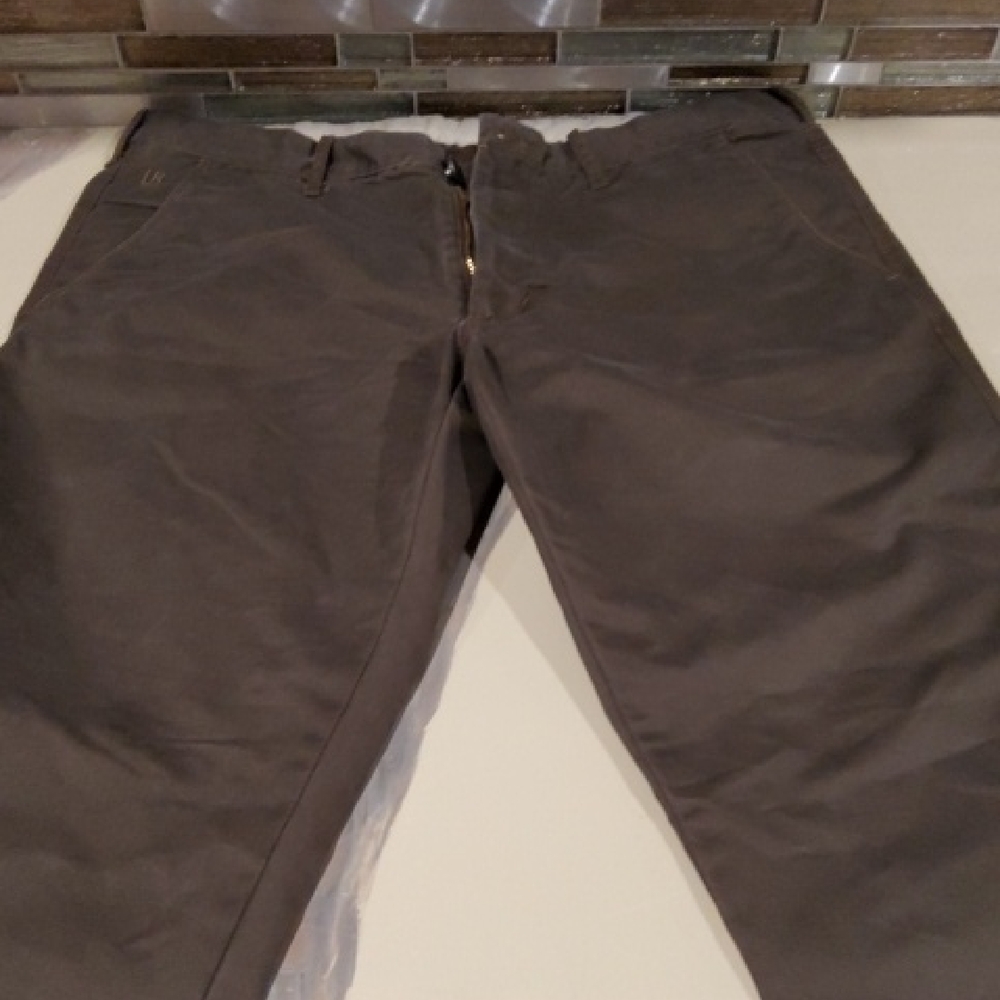 Haggar Men's Dark Brown Chinos